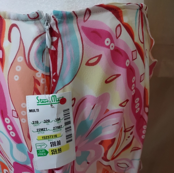 DStudio Ruffled multi-color skirt. Size 10 - Picture 4 of 5